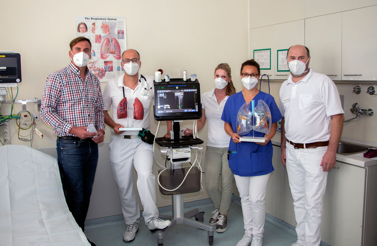 Neues Ultraschallgerät für die Nothilfe in Dachau