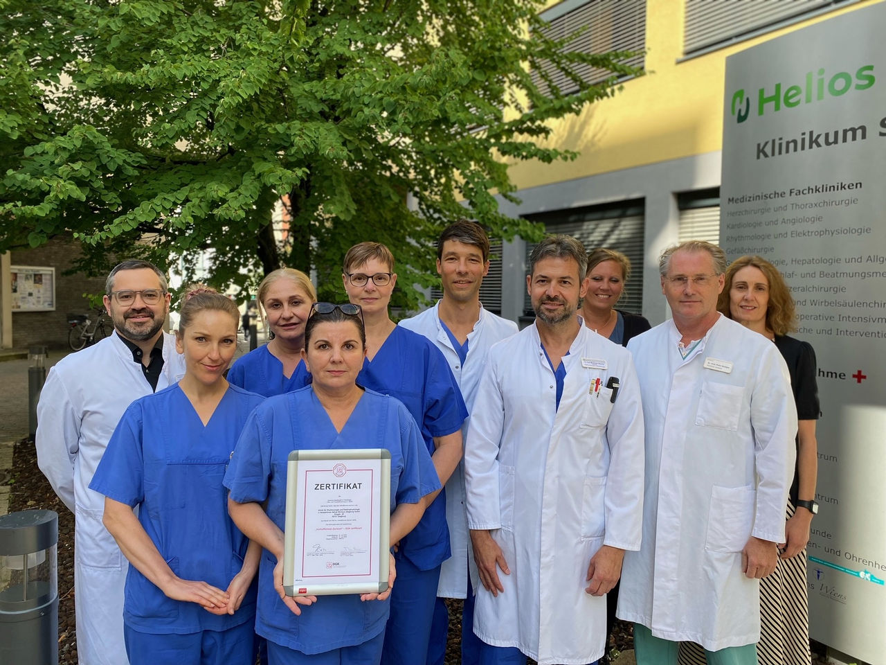 Helios Klinikum Siegburg: Zertifizierung als Vorhofflimmer-Zentrum