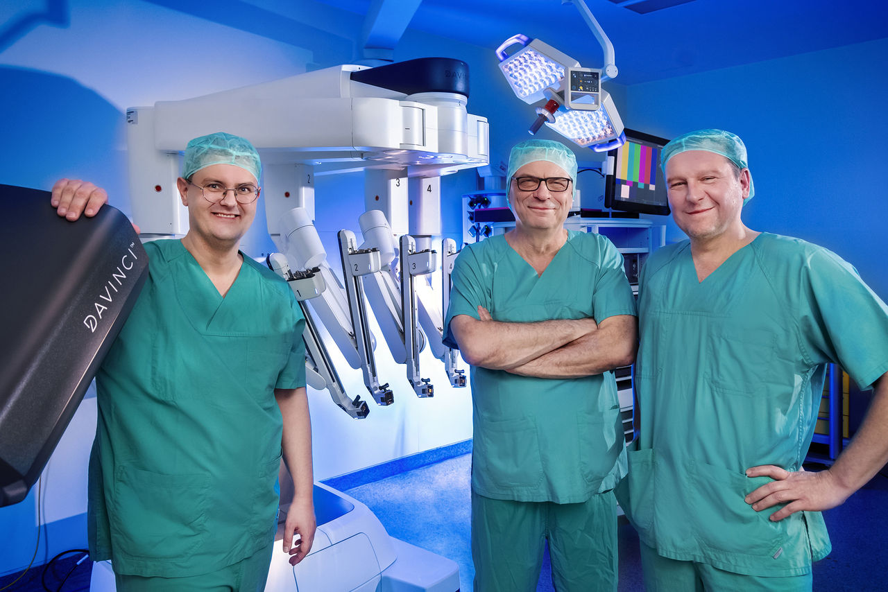 Da Vinci, Helios Klinikum Bad Saarow,Chefarzt Dr. med. Tobias Klatte, Chefarzt Dr. med. Joachim Böttger, Chefarzt Pawel Morawski