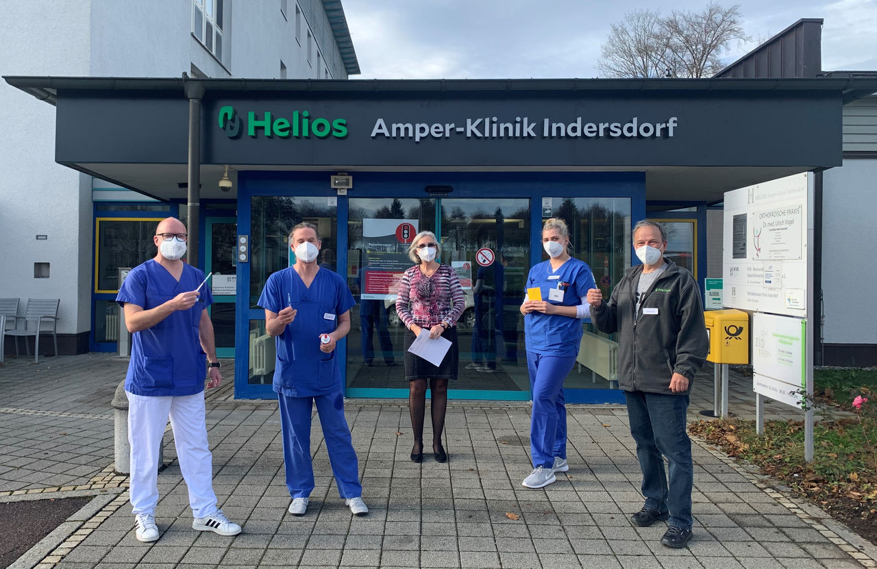 Impf-Aktion in der Helios Amper-Klinik Indersdorf