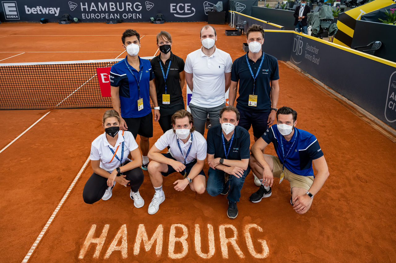 Einsatz Center Court: ENDO-Experten halten Tennis-Profis fit