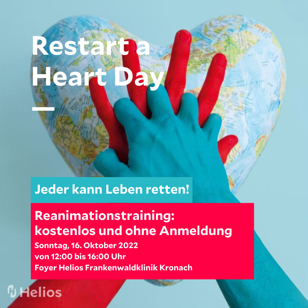 „Restart a heart day“ in der Helios Frankenwaldklinik Kronach