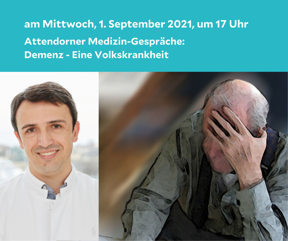 Attendorner Medizin-Gespräche 2021: Vortrag zum Thema Demenz erstmalig vor Ort und online