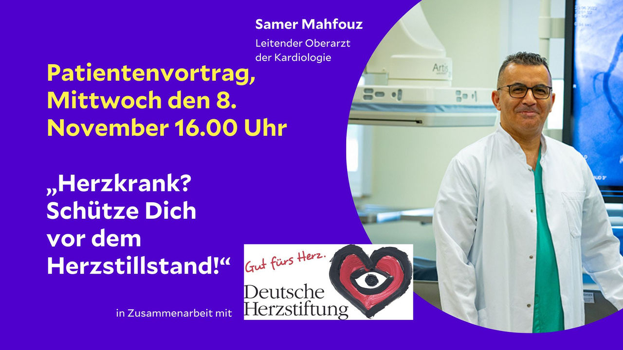 Herzwochen 2023: Patientenvortrag in der Helios Klinik Wesermarsch zum Thema „Herzkrank? Schütze Dich vor dem Herzstillstand!“