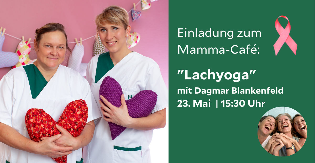 Einladung zum Lachyoga für an Brustkrebs erkrankte Frauen