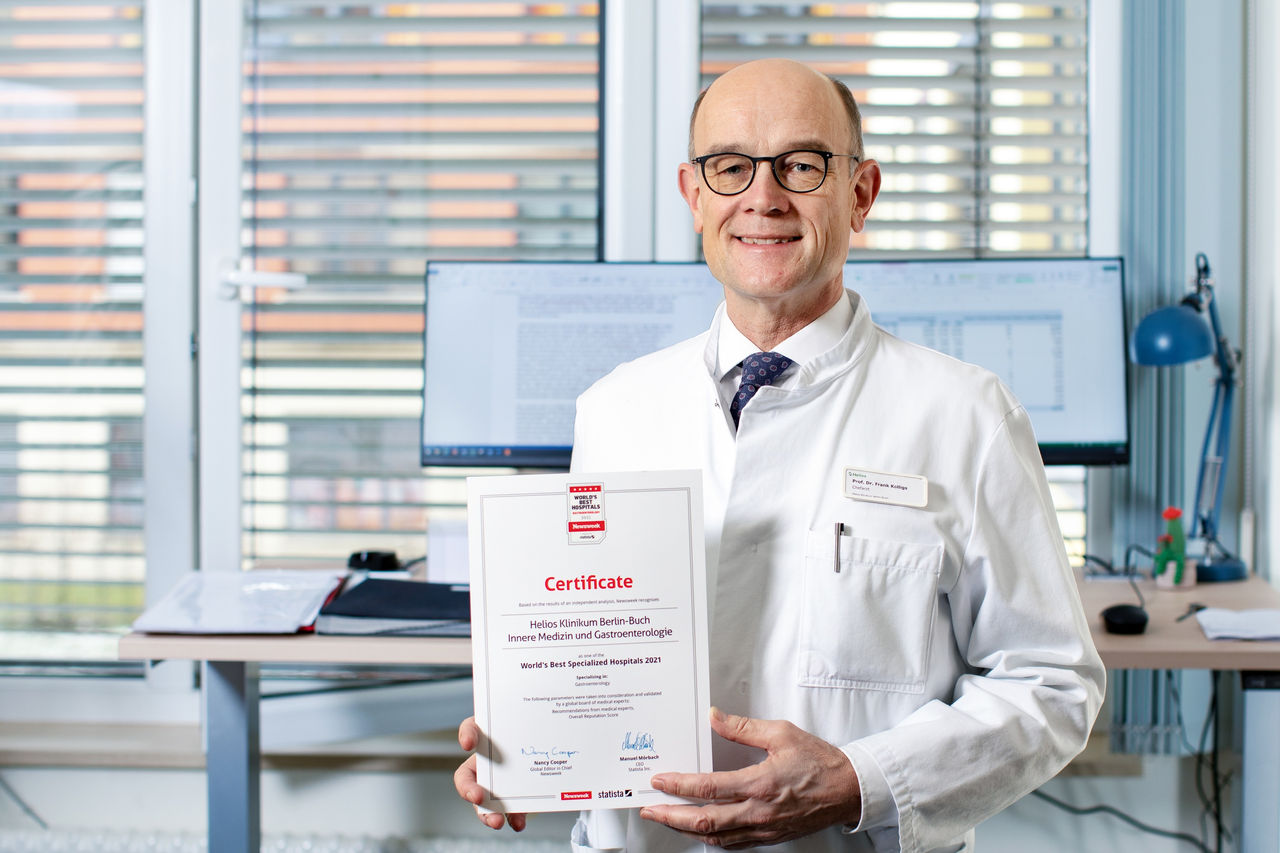 Klinik für Gastroenterologie des Helios Klinikums Berlin-Buch im „Newsweek“-Ranking unter den Top 100 weltweit