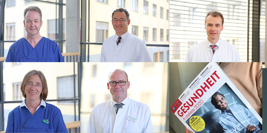 FOCUS-Empfehlungsliste: Fünf Mediziner des Helios Klinikum Krefeld als „Top Ärzte“ ausgewiesen  