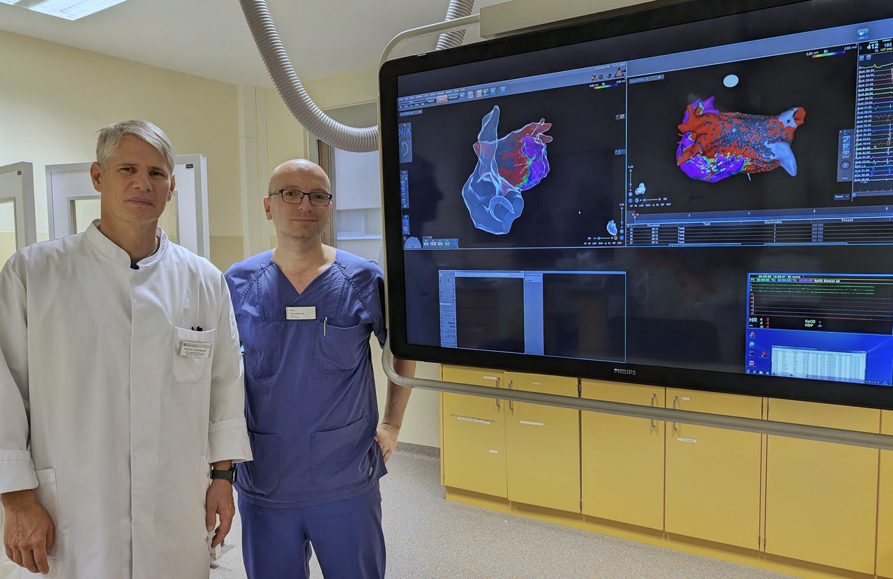 Neuer Hightech-Katheter gegen Herzrhythmusstörungen erstmals in Sachsen am Helios Klinikum Pirna eingesetzt