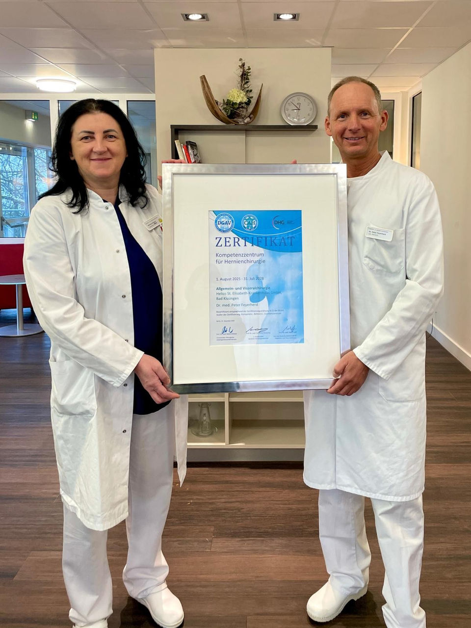 Hernienzentrum Bad Kissingen überzeugt im unabhängigen Qualitätscheck