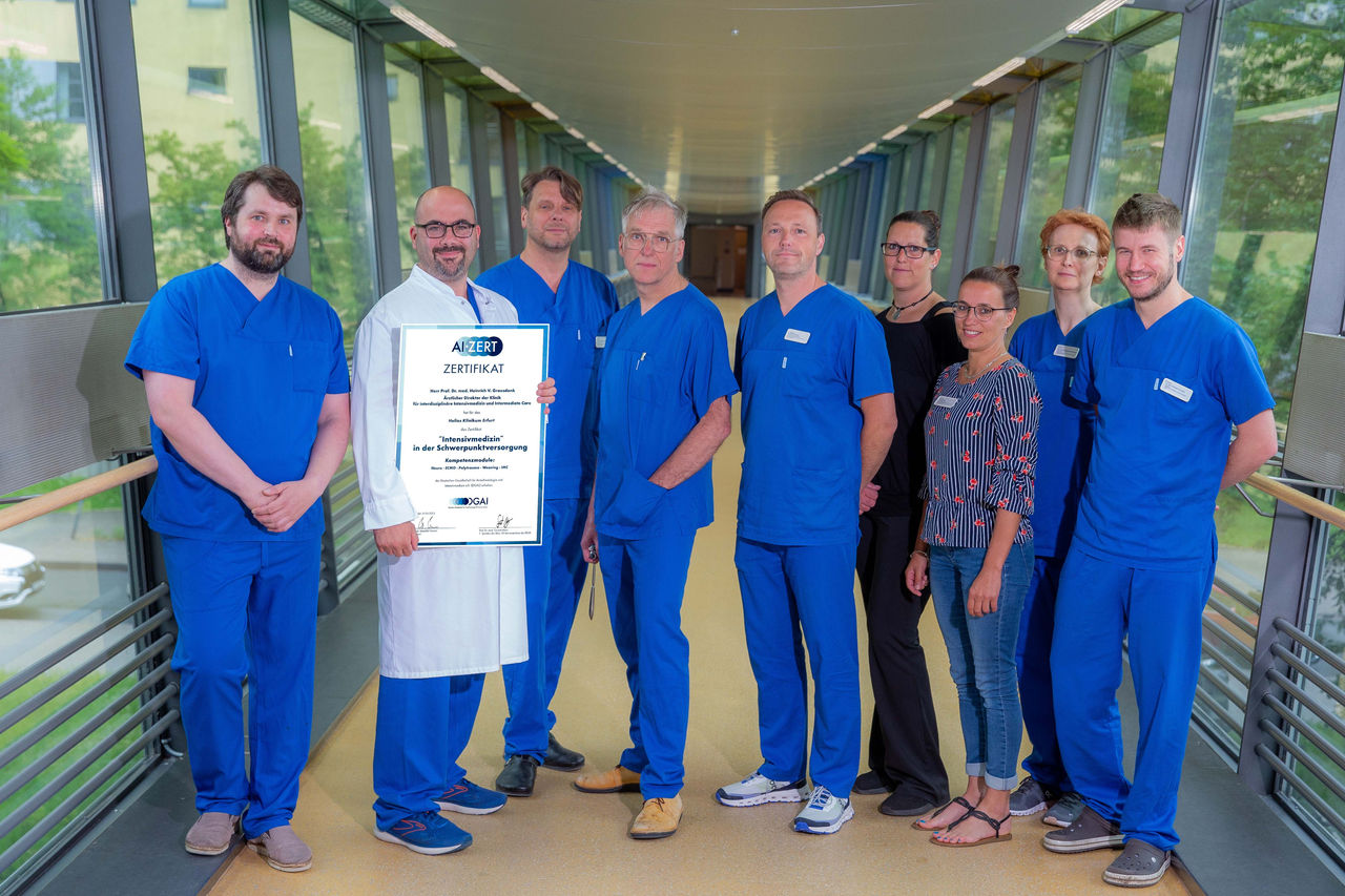 Helios Klinikum Erfurt erreicht bedeutende Zertifizierung in der Intensivmedizin als erste Klinik in Thüringen