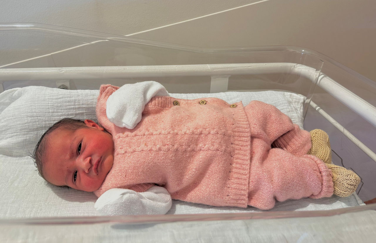 Freude über Neujahrsbaby Elisabeth