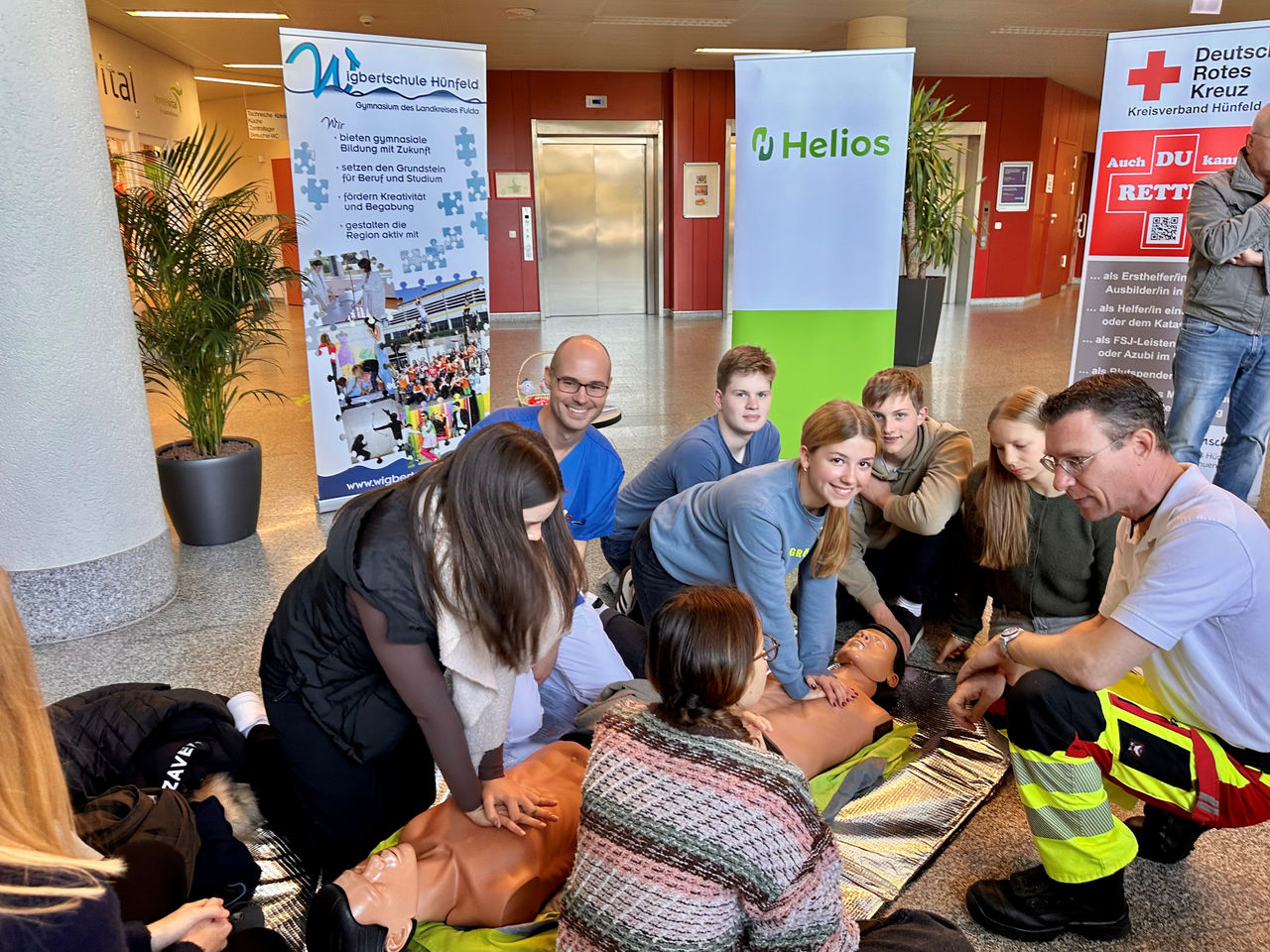 „Prüfen – Rufen – Drücken“: Helios St. Elisabeth Klinik Hünfeld beteiligte sich an Aktionswoche