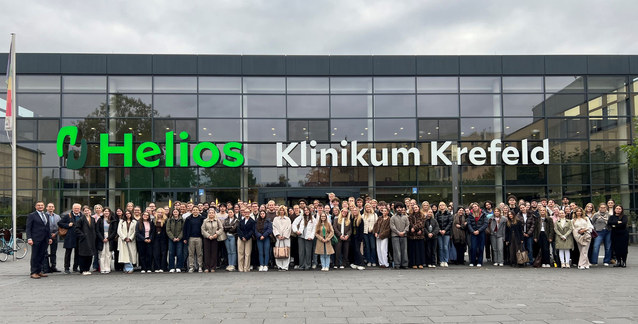 Willkommen zum Studienbeginn:  Helios Klinikum Krefeld begrüßt ersten Medizinstudierenden-Jahrgang 