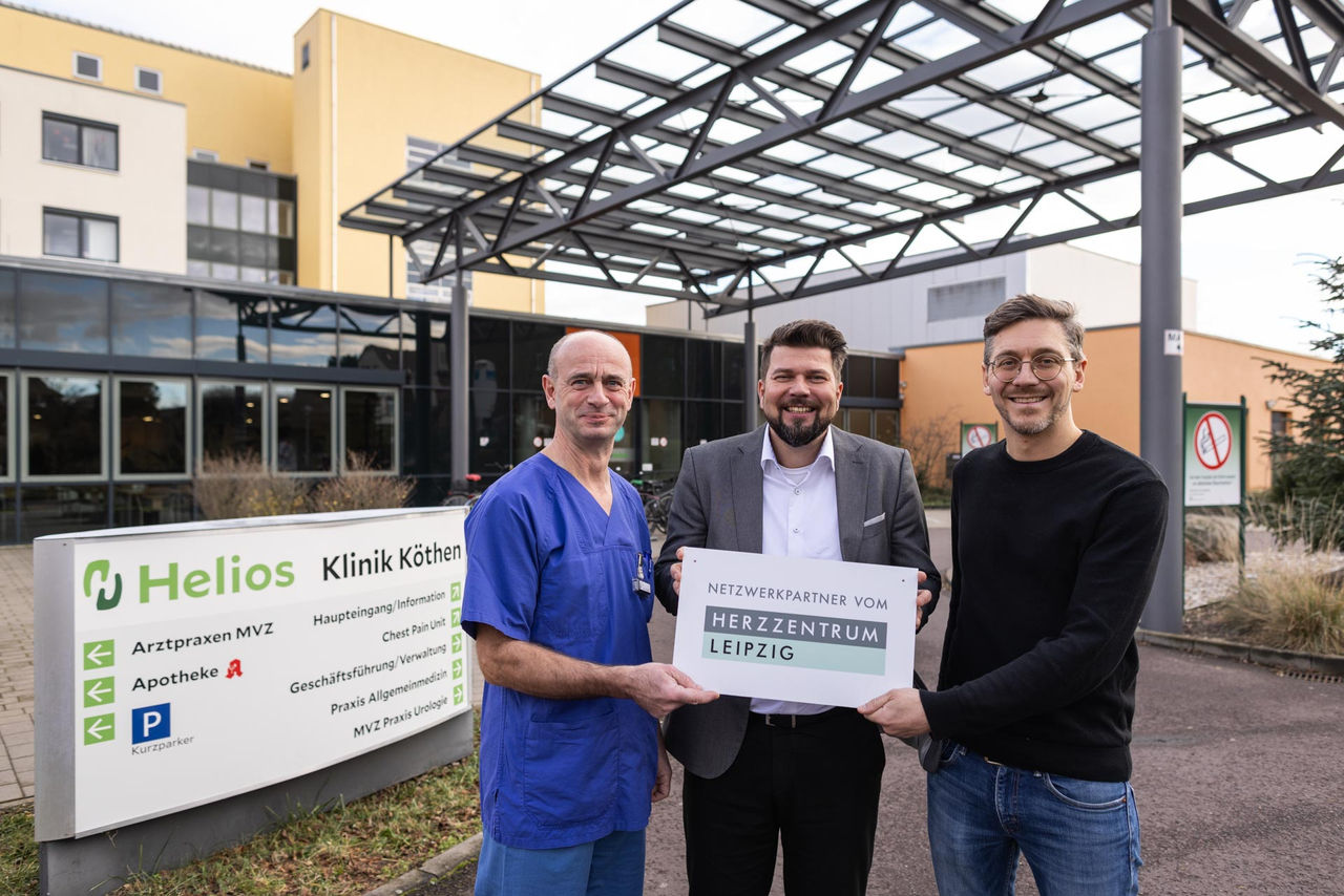 Helios Klinik Köthen wird Netzwerkpartner vom Herzzentrum Leipzig