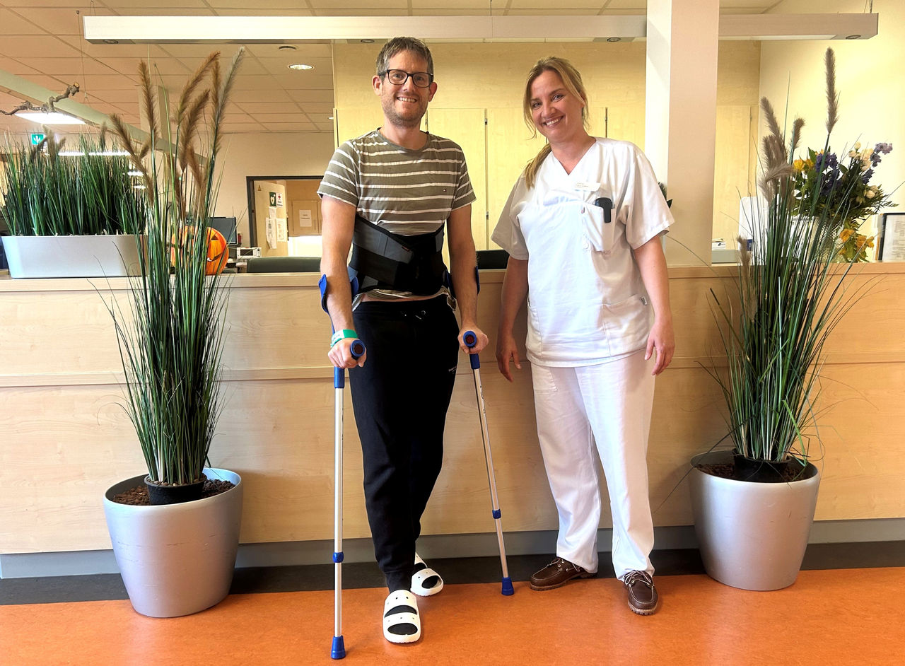 Vom Retter zum Patienten: Feuerwehrmann entgeht nach schwerem Autounfall möglicher Lähmung