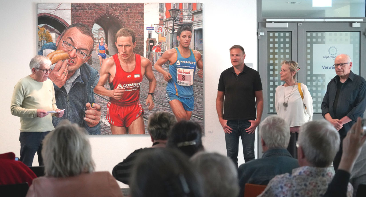 Vernissage von "Tierisch Menschlich" in der Helios Klinik