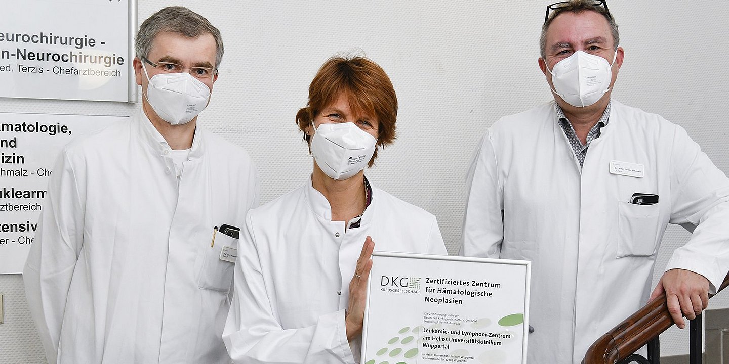 Deutsche Krebsgesellschaft empfiehlt das Leukämie- und Lymphomzentrum in Wuppertal
