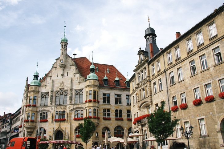 Das Foto zeigt das Rathaus von Helmstedt