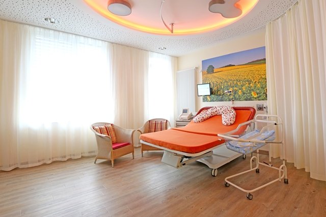 Ein Kreissaal am Helios Klinikum Krefeld
