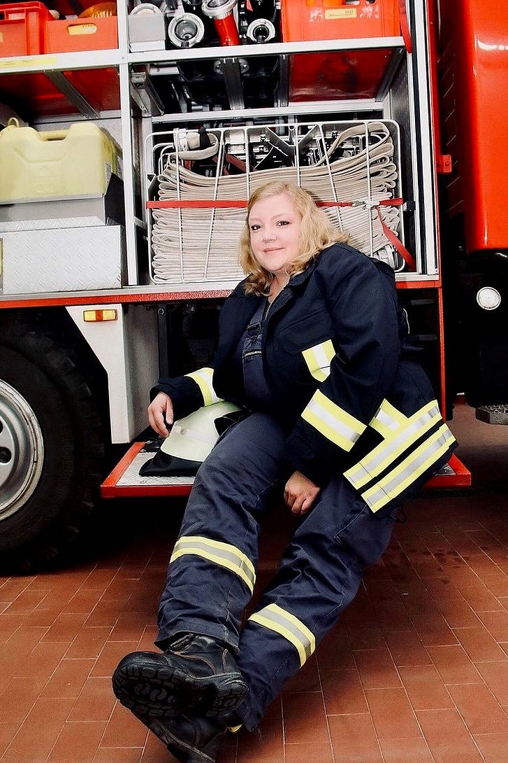 Sophie Rost ist seit 20 Jahren Mitglied bei der Freiwilligen Feuerwehr