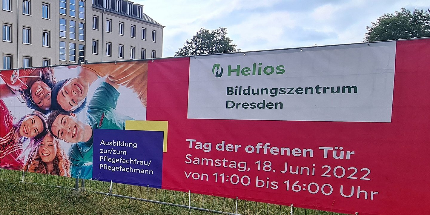 Pflege - ein Beruf mit Zukunft:  Das Helios Bildungszentrum Dresden öffnet seine Türen