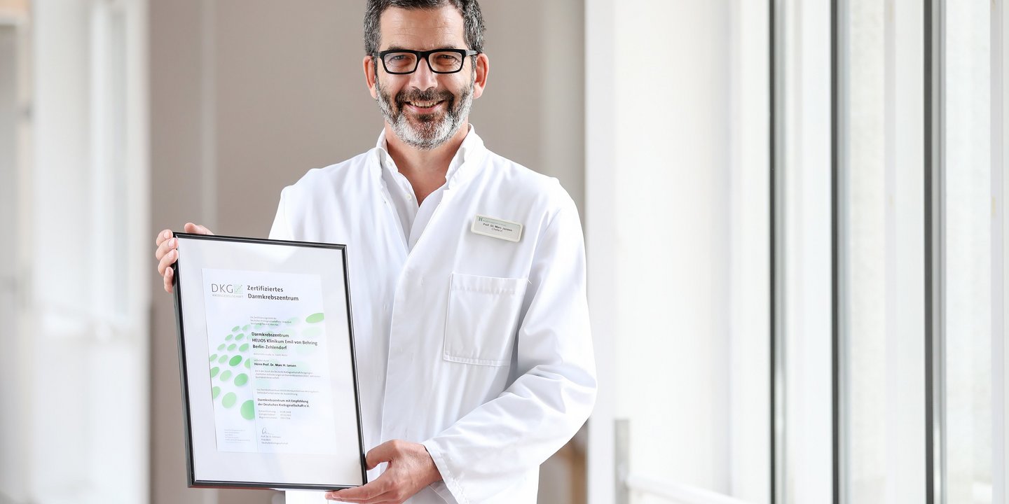Bessere Behandlungen und größere Heilungschancen: Helios Klinikum Emil von Behring erfolgreich als Darmkrebszentrum zertifiziert    