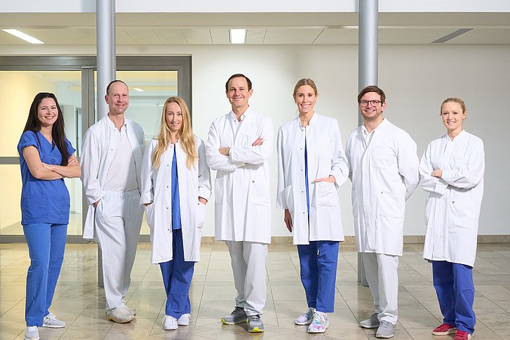 Das Team der Klinik für Handchirurgie
