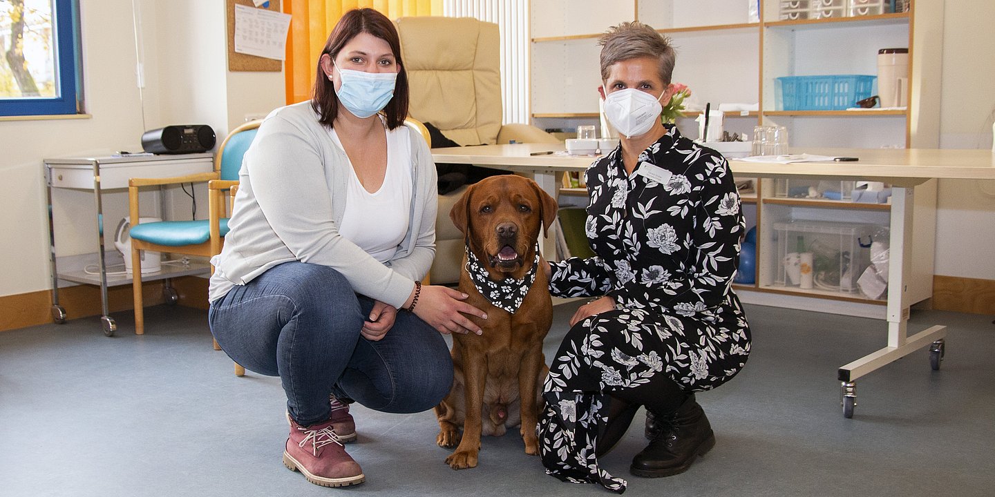 Therapeut auf vier Pfoten: Tierische Hilfe für Indersdorfer Patienten