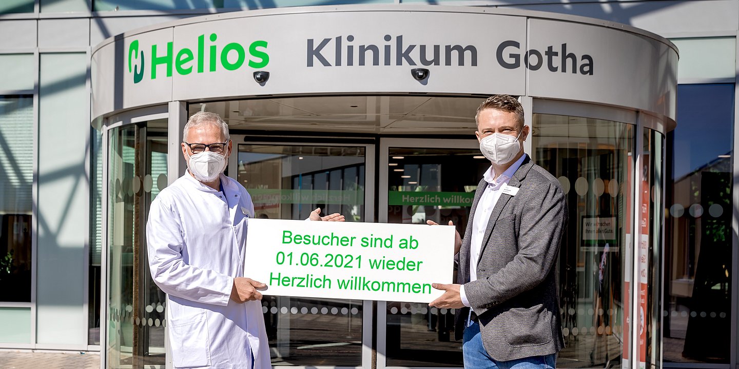 Lockerung der Besuchsregeln im Helios Klinikum Gotha