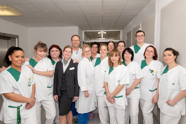 Pflegekräfte der DKD Helios Klinik Wiesbaden