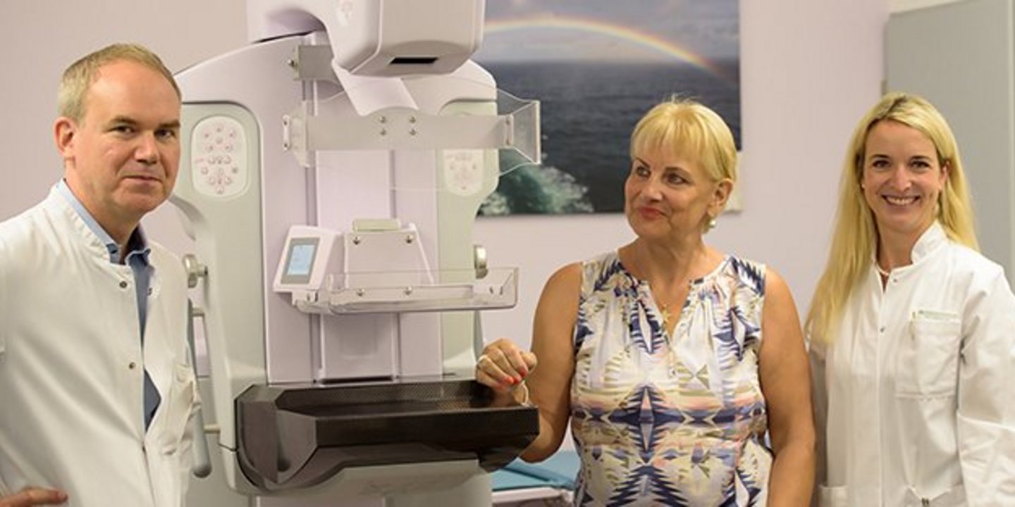 Hochmodernes Mammographiegerät mit 3D-Technologie erkennt kleinste Veränderungen in der Brust