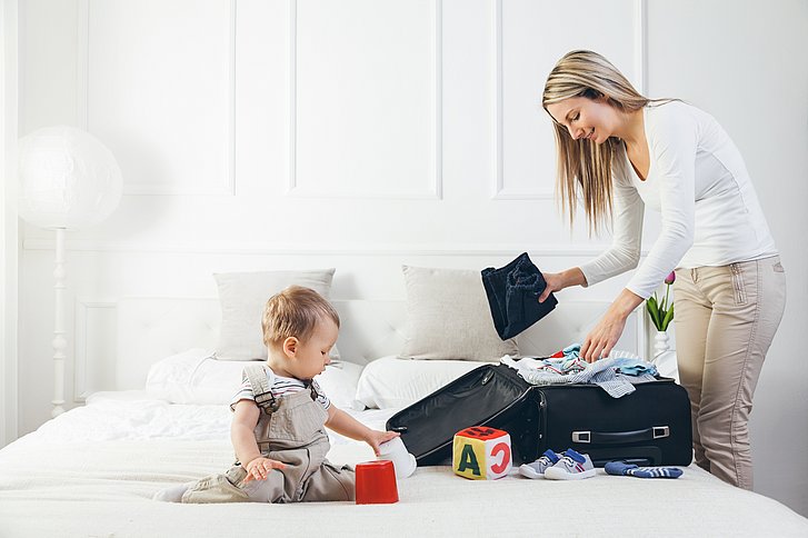 Wie packe ich die Kliniktasche für mein Kind?