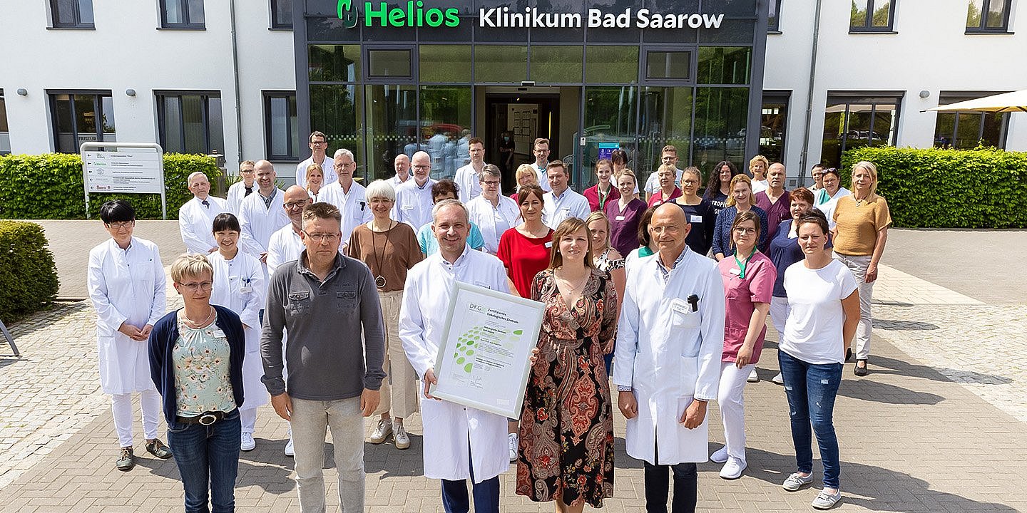 Onkologisches Zentrum erfolgreich von der Deutschen Krebsgesellschaft zertifiziert