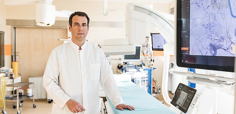 Michael Moche ist Chefarzt der Klinik für Interventionelle Radiologie am Herzzentrum Leipzig