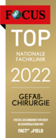 FOCUS 2022: Top Nationale Fachklinik für Gefäßchirurgie