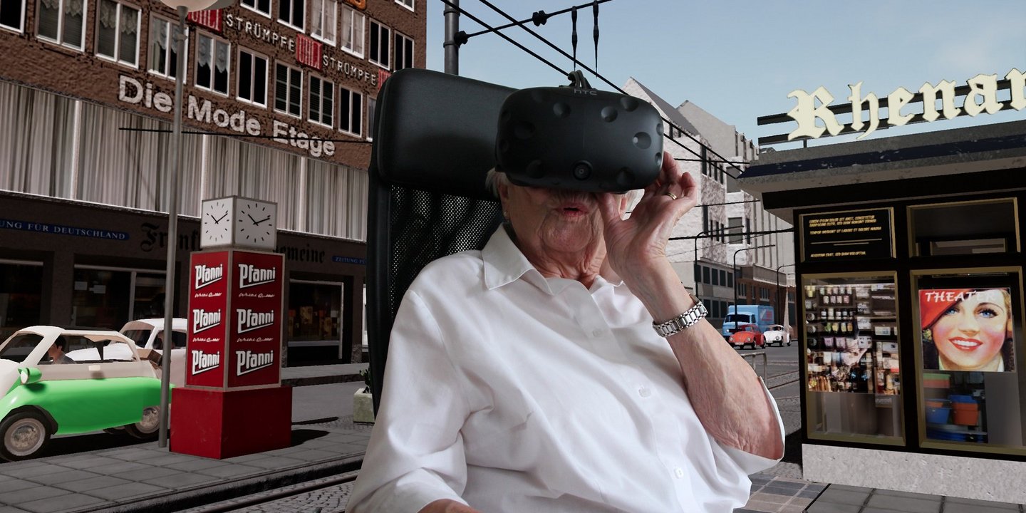 Demenz-Patienten reisen mit Virtual-Reality-Technologie in die Vergangenheit