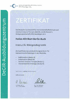 Zertifikat für das DeGIR-Ausbildungs-Zentrum